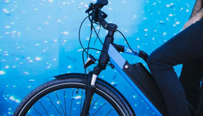 e-bike v dešti
