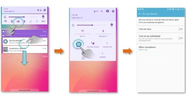 Aplikace Good Lock na displeji smartphonu