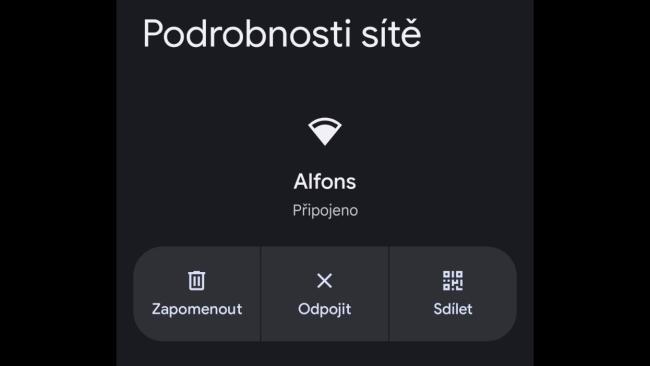 Wi-Fi nastavení