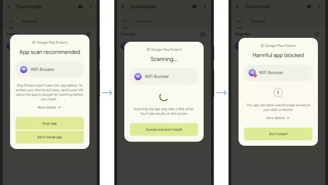 Ochranná funkce Google Protect