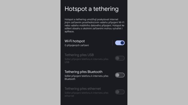 Tethering