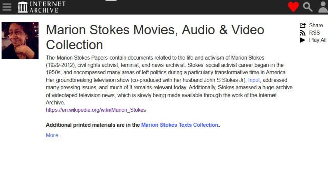 Stokes Internet Archive