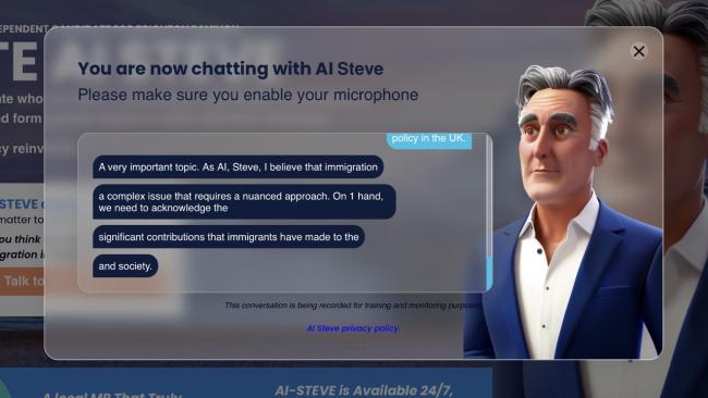 Ukázka umělé inteligence AI Steve