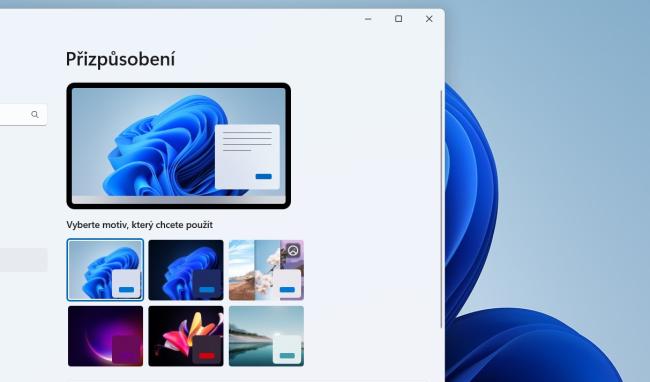 Windows 11, přizpůsobení 