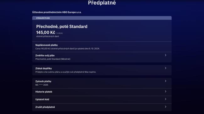 Co znamená „Přechodné, poté Standard“? Zákazníci budou nejspíš převedení, ale zatím neví kdy