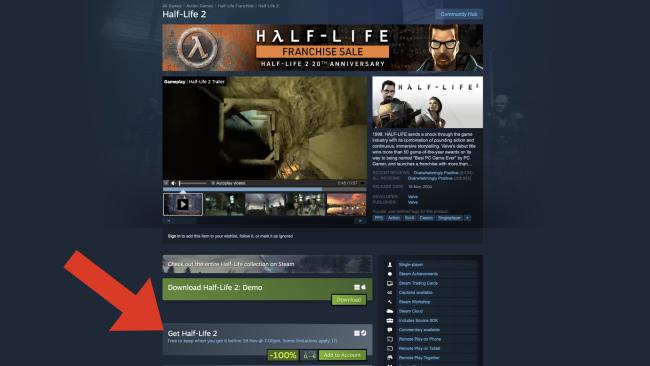 Half-Life 2 akce na Steamu – jen do 19 hodin!