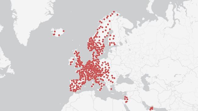 Supercharger mapa