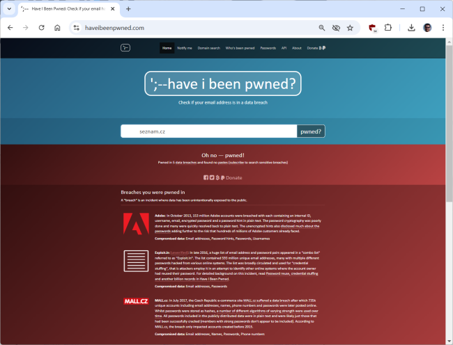 have i been pwned?