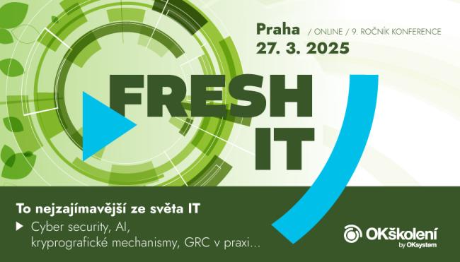 Pozvánka na konferenci Fresh IT