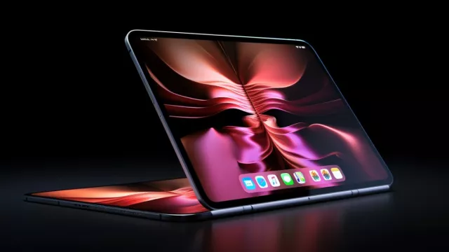 Apple iPad s ohebným displejem, koncept