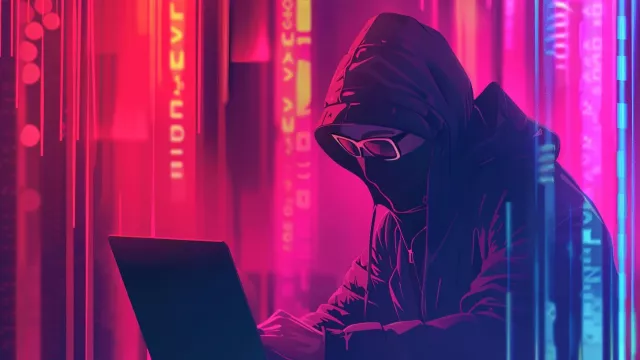 Hacker krade data z notebooku