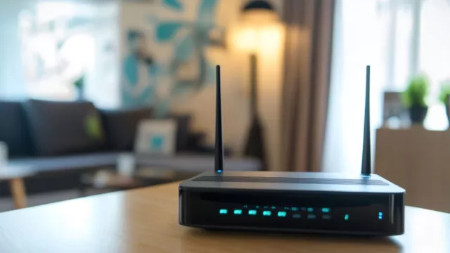 Wi-Fi router v domácnosti